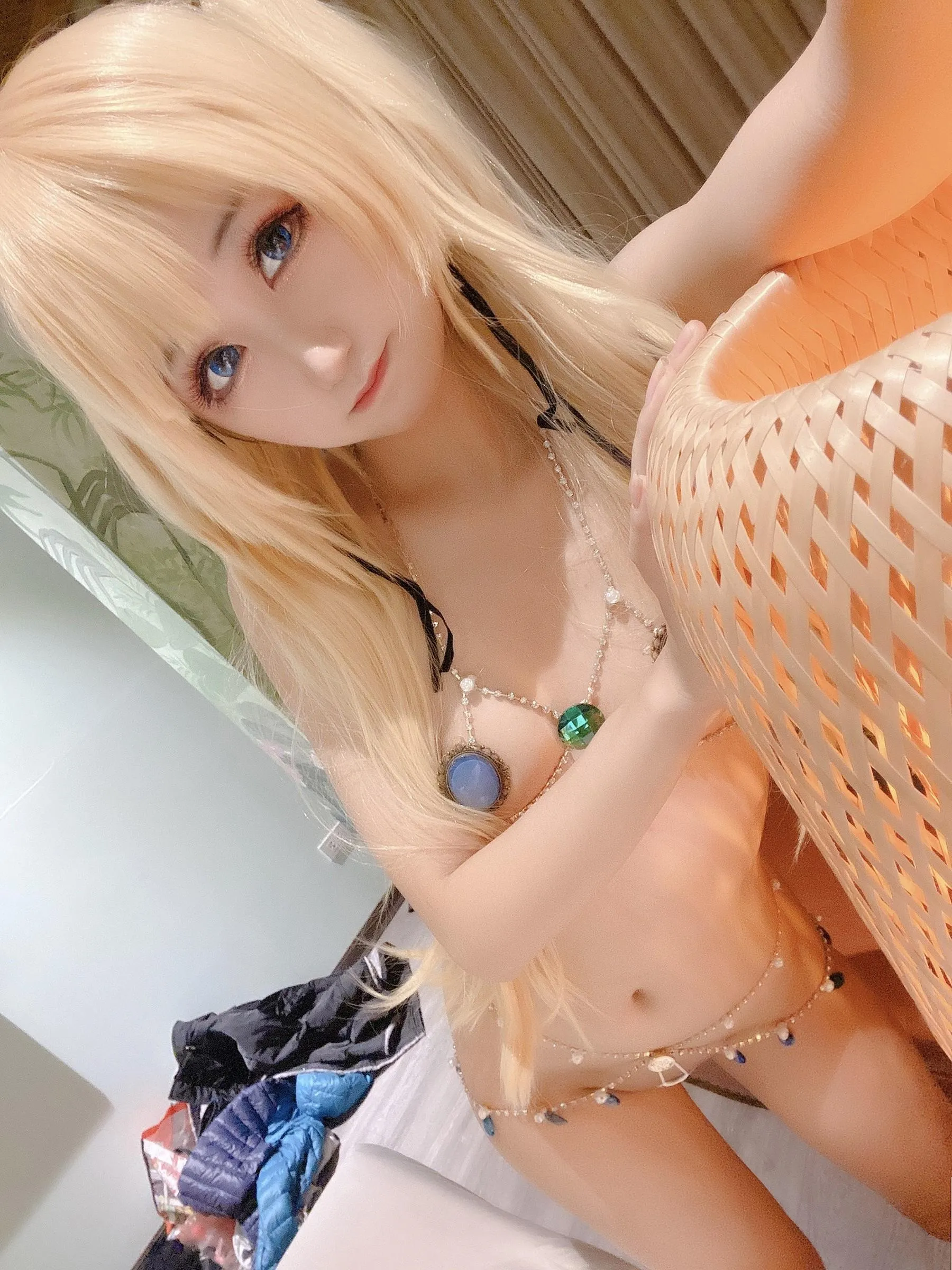 Kuuko W – NO.05 Marie Rose Fortune Bikini Selfie Set [34P]插图6